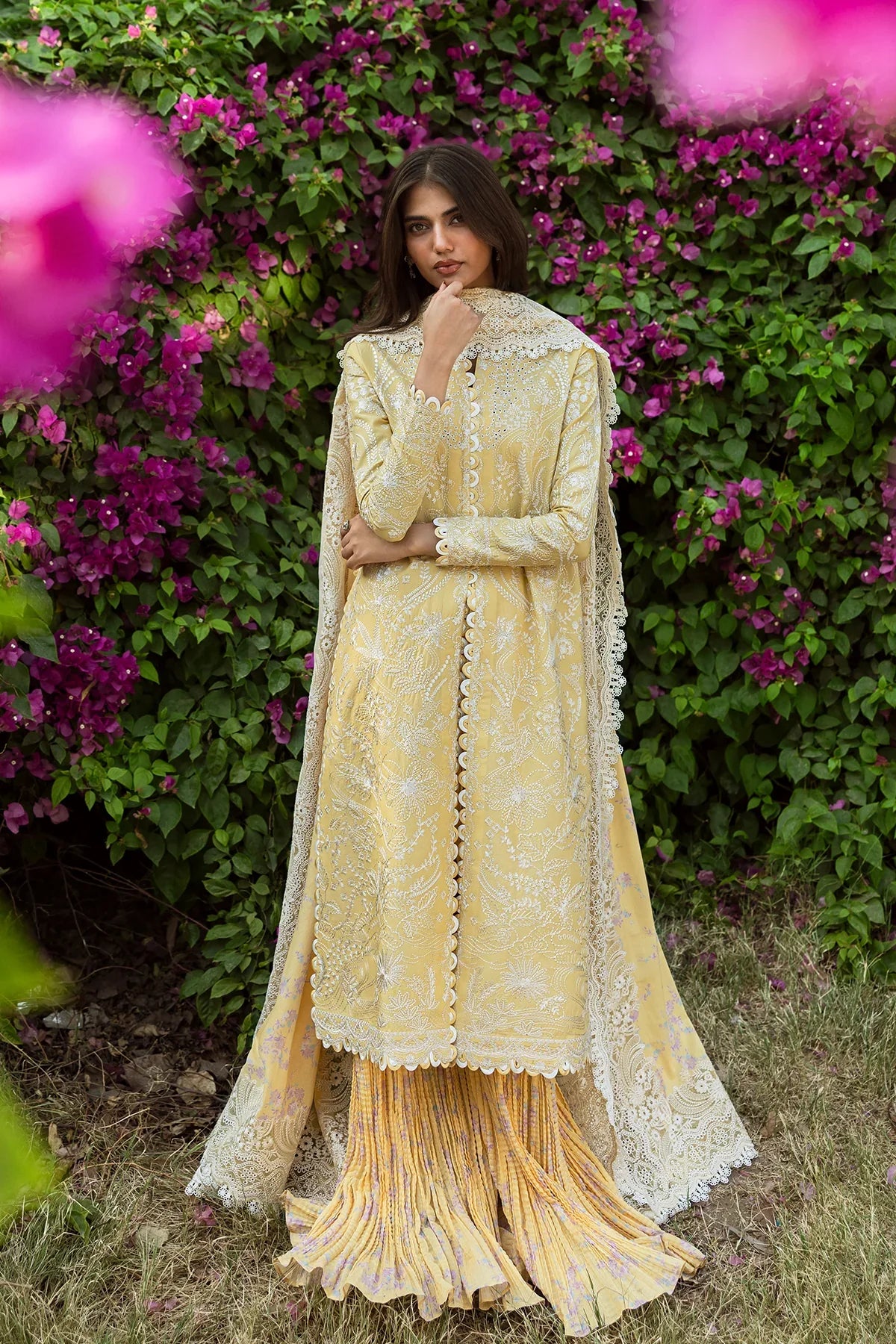 Afrozeh - Mulaqaat Festive Lawn Collection - D-01 Taqdeer - Unstitched