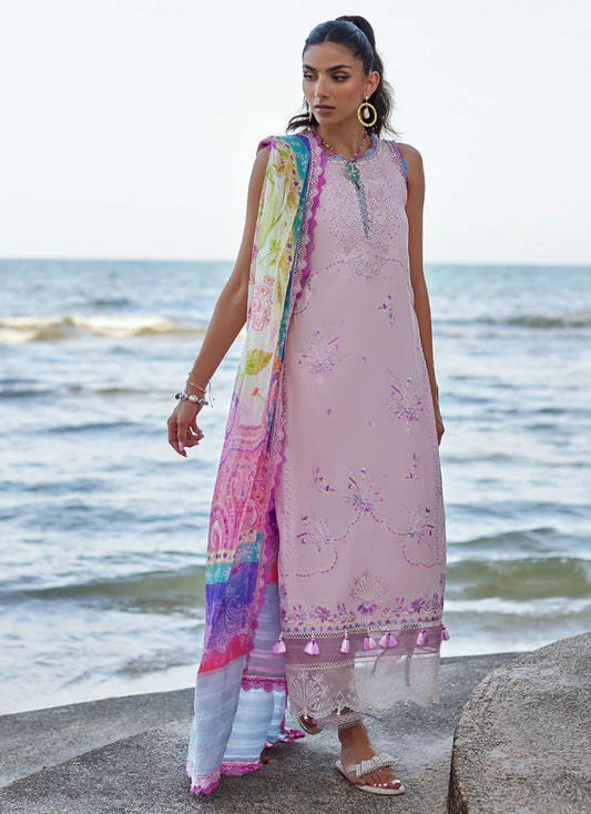 Farah Talib Aziz –  Izumi Pink Suay Luxury Lawn Embroidered’24