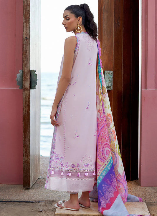 Farah Talib Aziz –  Izumi Pink Suay Luxury Lawn Embroidered’24