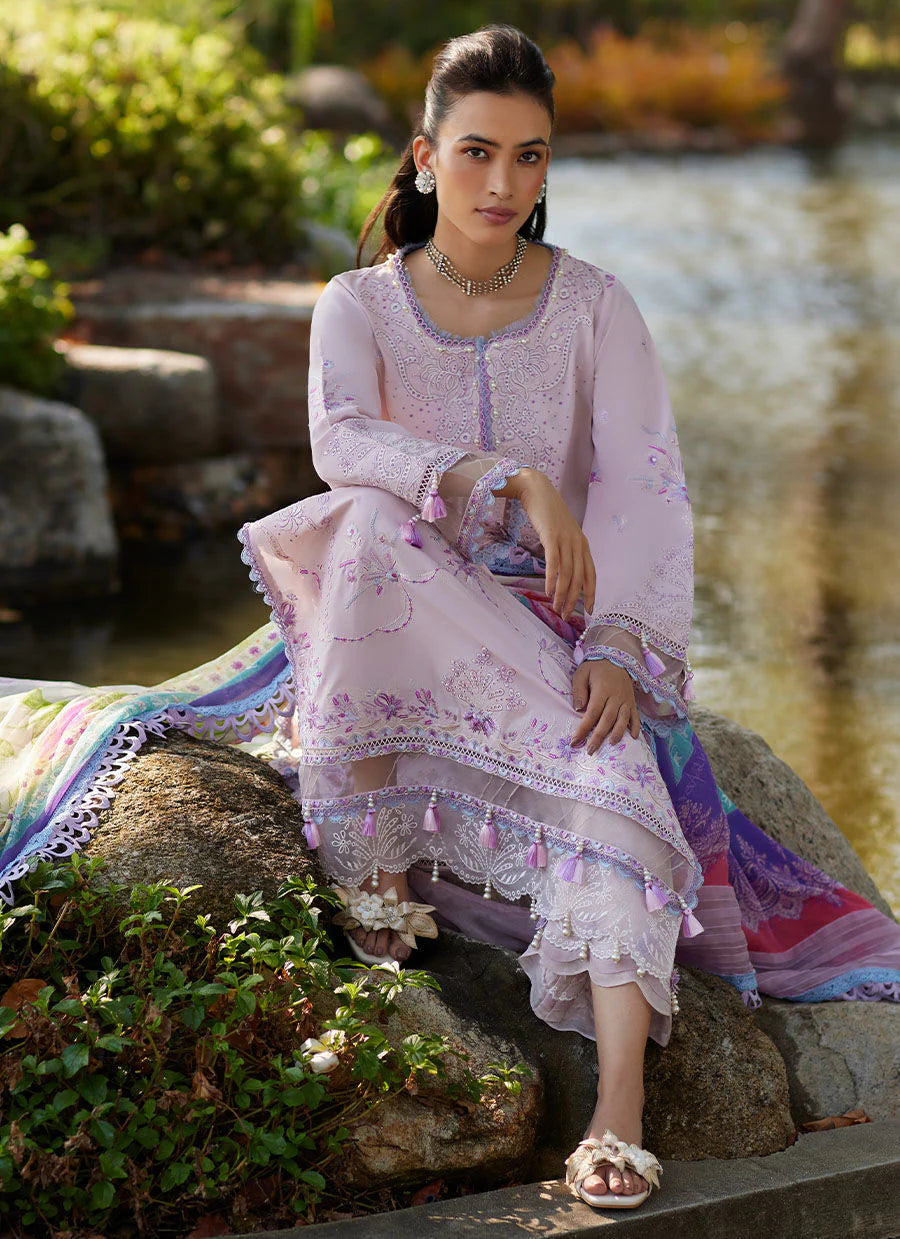 Farah Talib Aziz –  Izumi Pink Suay Luxury Lawn Embroidered’24