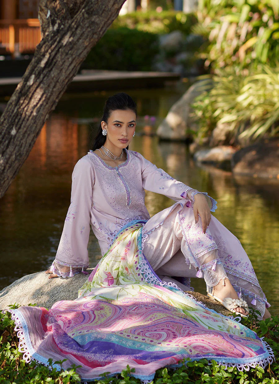 Farah Talib Aziz –  Izumi Pink Suay Luxury Lawn Embroidered’24